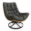 Chaise longue pivotante à 360 ° EcoNest avec coussin moelleux EcoNest-1726215257