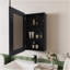 Pharmacie avec miroir inclus Parks, noir-854629869
