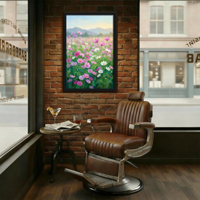 Plantes et fleurs - Fleurs roses et blanches dans un champ