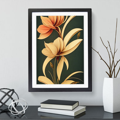 Classical Flower No.3 - Single Picture Frame Print