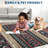 Floral Machine Washable Rug with Rubber Non-Slip Backing for Living Room, Dining Room, Bedroom, Office & Playroom-203186220