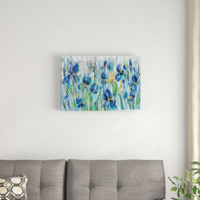 " Iris Flower Bed " Print