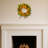 Golden Sunflower Silk Wreath