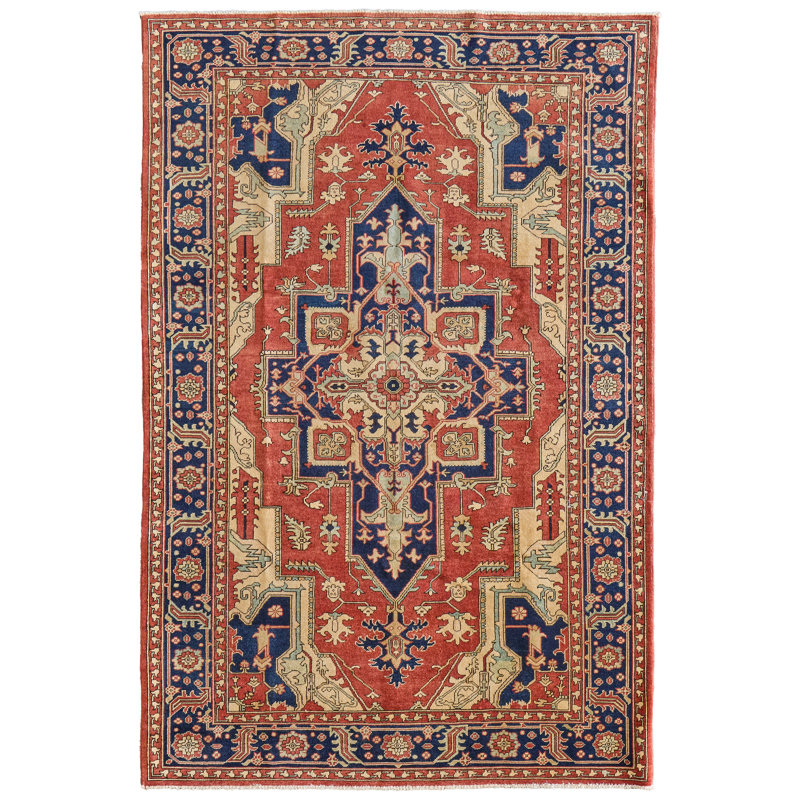 Tapis oriental traditionnel Alton, Ivoire ivoire, Rectangle de 10 pi x 14 pi