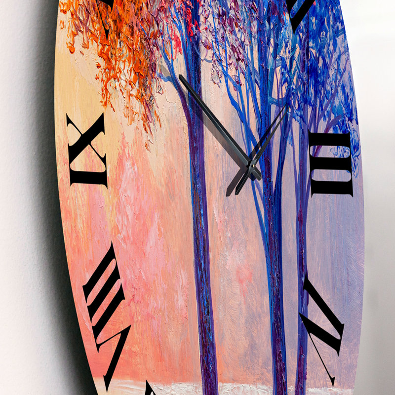 Horloge murale Lake River, Moyenne