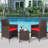 2 - Person Patio Conversation Set with Cushions-2012160137