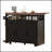 46.5'' Farmhouse Kitchen Island With Drape Of Beads, Power Outlet, And Rolling Cart On Wheels, Ideal For Rustic And Modern Kitchens