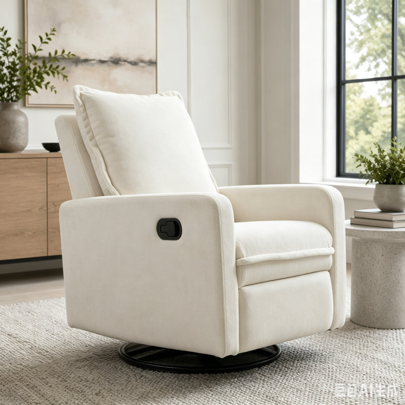 Fauteuils inclinables, Blanc