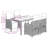 Whitham Rectangular 5 - Piece 4 - Person 150Cm Outdoor Table Set-1675911175-1675911174