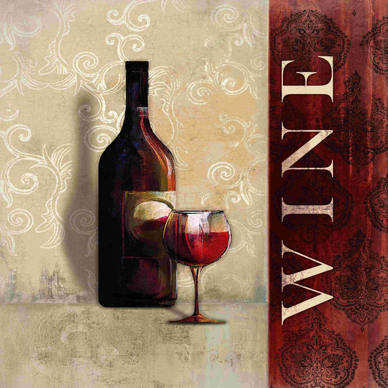" Whine Wine ", 36" W x 36" H