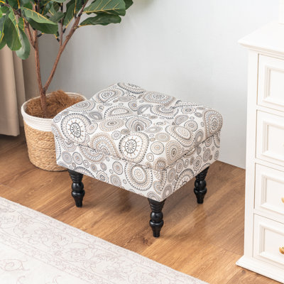 Cauley Upholstered Ottoman