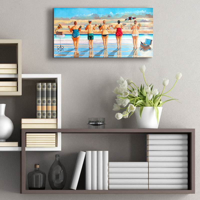 Art mural en verre Rosecliff Heights, H 12 po x l 24 po