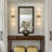Ernesta 1-Light Dimmable LED Crystal Wallchiere-603426381