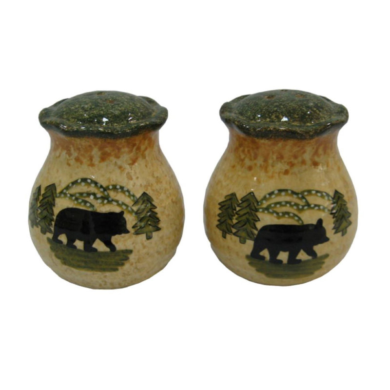 Ensemble de salière et poivrière Rustic Bear