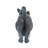Playful Cat Stretching Statue