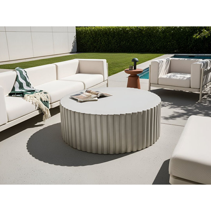 Solid Coffee Table, Grey, Grey
