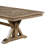 Heather Light Oak Trestle Base Dining Table Seats 8