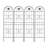 4 Pack Metal Garden Trellis