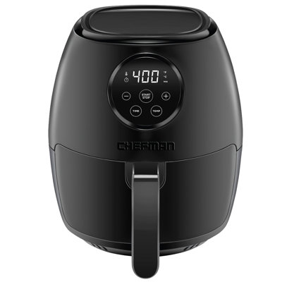 Chefman TurboFry 3.6 Quart Digital Touch Display Air Fryer, Matte Black