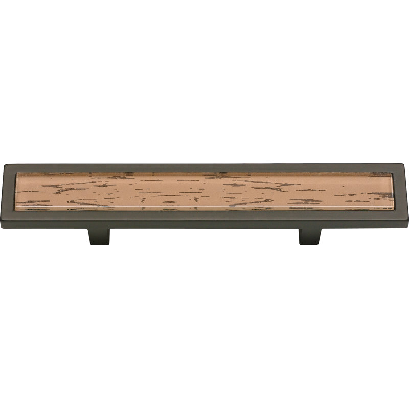 Spa 3" Center to Center Bar Pull, Aged Bronze/Tiger