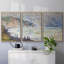 Monet - 3 pièces, reproduction encadrée sur toile-1951248815-1953681951