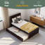 Lit plateforme avec lit gigogne simple