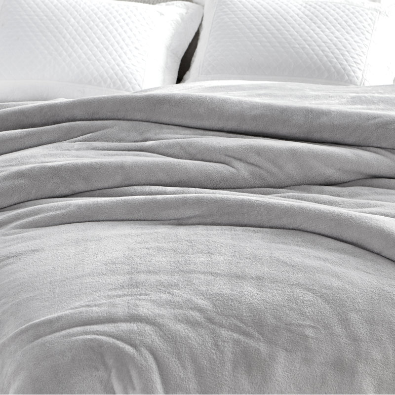 Coma Inducer Wait Oh What Fleece Oversized Blanket, Full, Gray