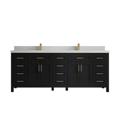 Ensemble de meuble-lavabo double 84 po Eser