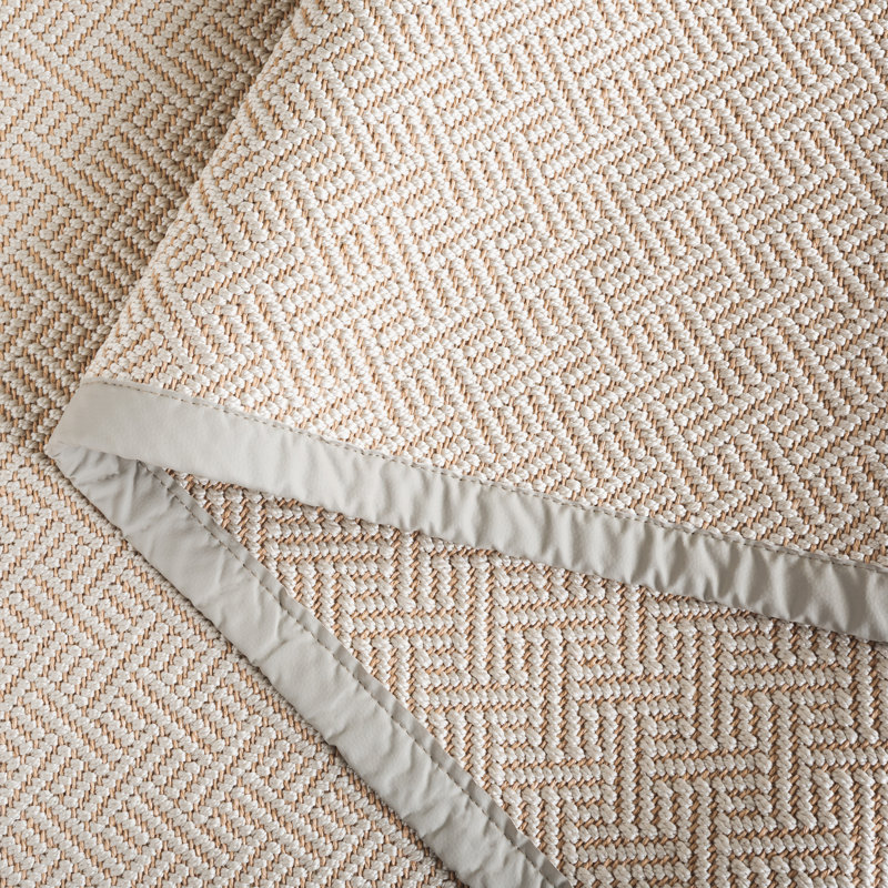 Tapis intérieur / extérieur en sisal naturel / beige Napa 148, Rectangle de 5 pi x 8 pi