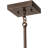 Thierno 1 - Light Mahogany Bronze Cone Pendant