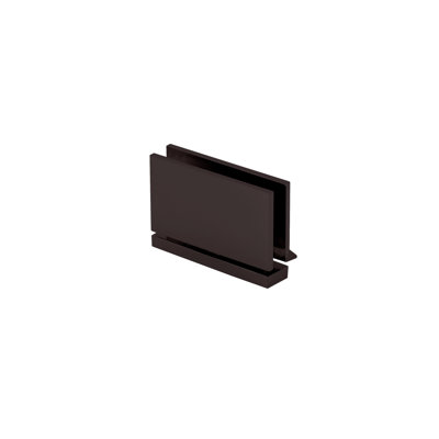 FHC CAM080RB Cambria Series Pivot Hinge with Rear Drip Plate for 3/8" Glass - Oil Rubbed Bronze