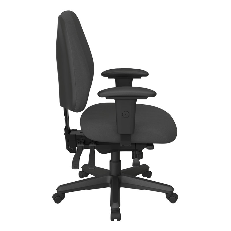 Ergonomic Polyester Blend Task Chair, Icon - Grey