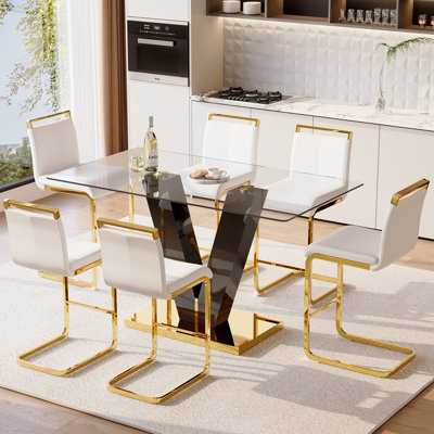 Antigone Upholstered Counter Stool with Metal Frame