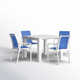 Farrah 55.4'' Rectangular 4 - Person Outdoor Dining Set