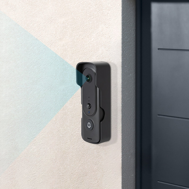 Wireless Push Button Doorbell, Black