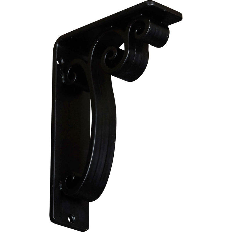 Support en fer forgé Avery, 2 po x 8 po