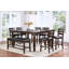 Tabouret de comptoir en bois massif 25 po Lilibeth