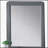 Valda Light Gray Fabric Mirror