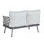 Causeuse et table en acier, gris-1873116412-1873116414