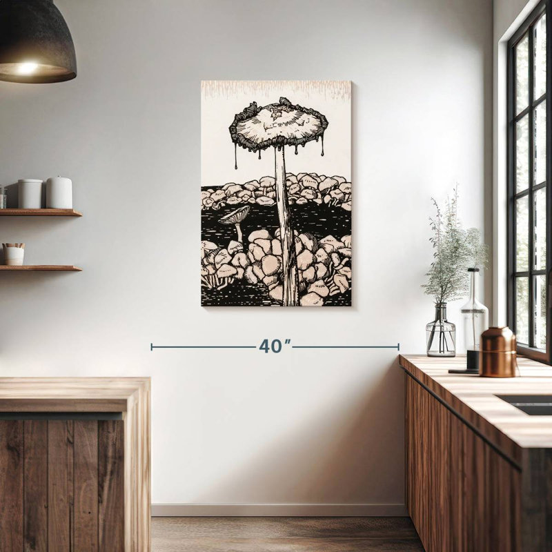 Yarlin Dripping Mushroom, 36" H x 24" W