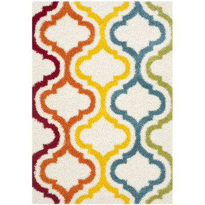 Sgk-Shag Kids Performance Geometric Rug