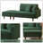 Modern style Chaise Lounge with Ottoman, Accent Chair with Wood Legs, Right-Arm Chaise Lounge Set with Throw Pillow for Living Room, Bedroom-330068800