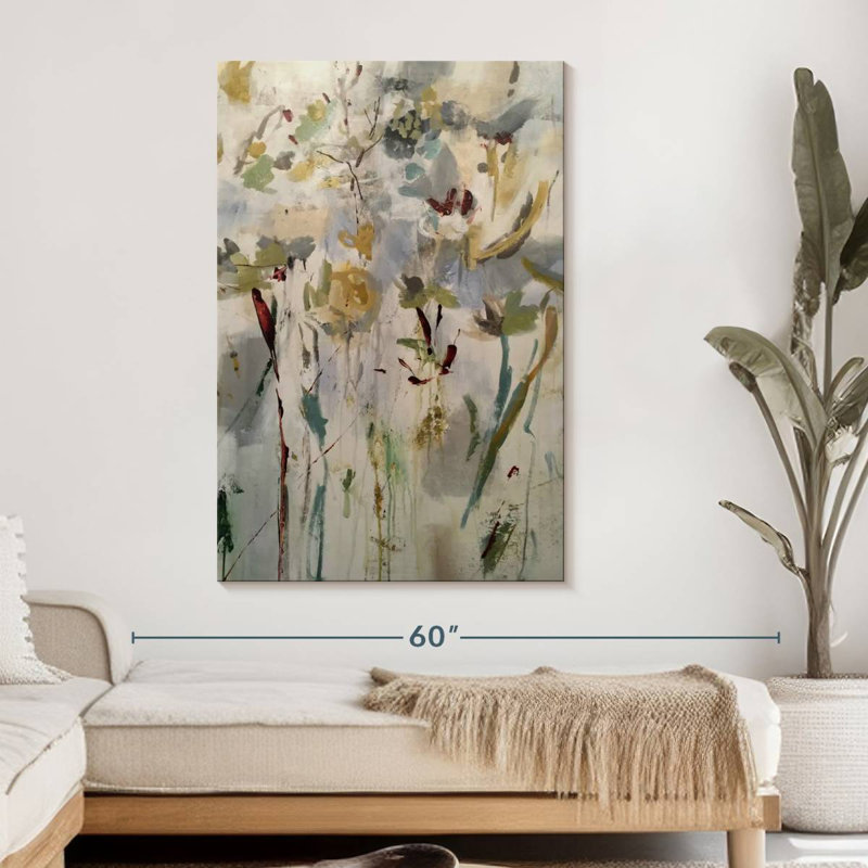 Floral Light, 48" H x 32" W