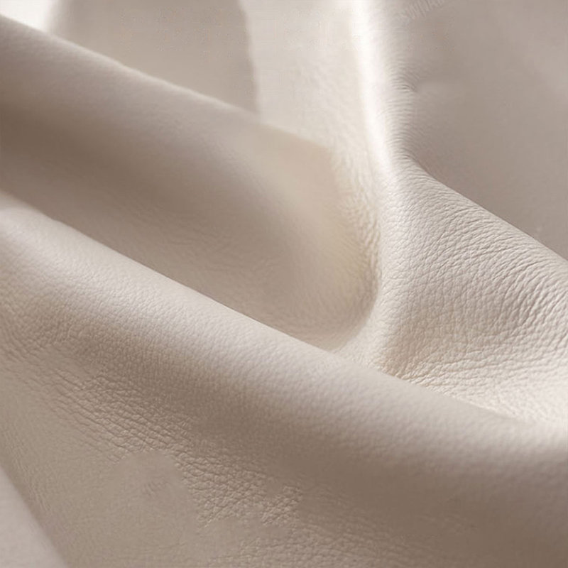 Canapé-coussin gris en cuir véritable standard, H 37,4 po x l 70,87 po x P 35,43 po