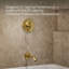 Ensemble de garniture de baignoire et de douche Purist Rite-Temp avec inverseur à bouton-poussoir et poignée à levier, sans pomme de douche-93495175-112964606