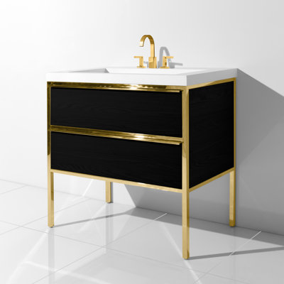 Ensemble de meuble-lavabo simple 36 po Mikita