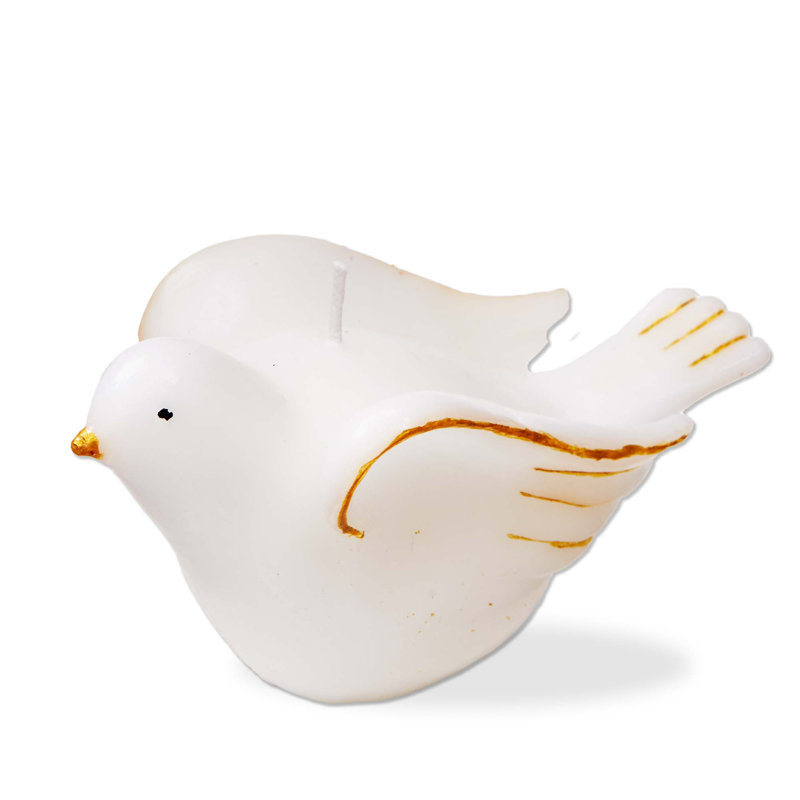  Gilded Dove Candle