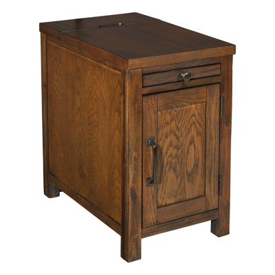 Carmaletta End Table with Storage and Built-In Outlets