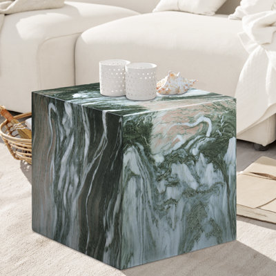 Piazza Geffrey Finished Concrete Indoor/Outdoor End Table