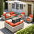 Fine Striped Orange Red